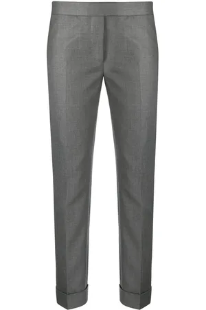 Thom Browne Super 120s cropped wool trousers