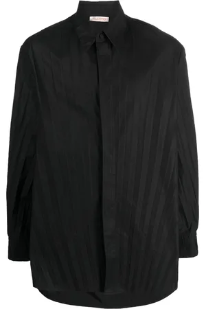 VALENTINO GARAVANI Pleated long-sleeve shirt