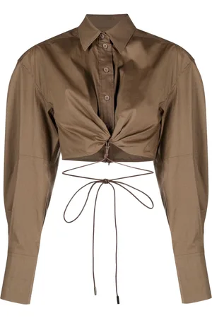 Jacquemus La Chemise Plidao cropped shirt