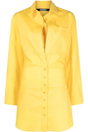 Jacquemus La Robe Baunhilha mini shirt dress