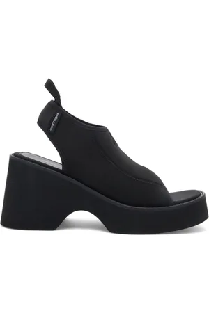 Courrèges Wave logo-embroidered sandals