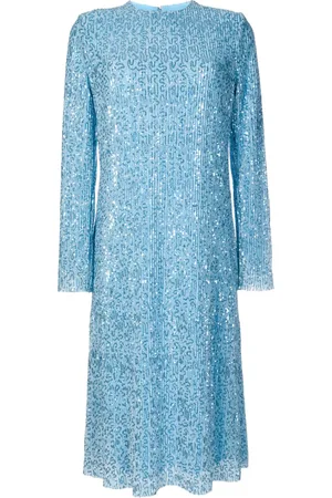 STINE GOYA Celsia sequin-design midi dress
