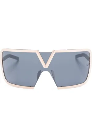 VALENTINO GARAVANI V-Romask shield-frame sunglasses