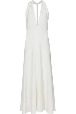 Proenza Schouler Matte crepe twist back dress