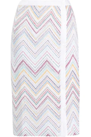 Missoni Zigzag-woven pencil skirt