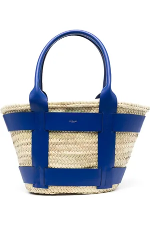DeMellier The Maxi Santorini raffia tote bag