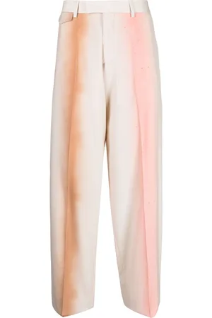 Paul Smith Mid-rise wide-leg wool trousers