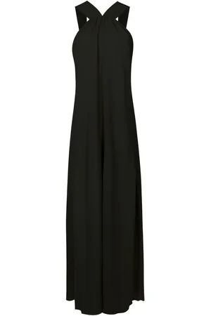 Olympiah Sleeveless halterneck maxi dress