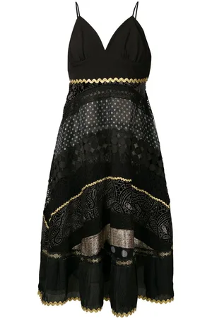 Olympiah Mix print sleeveless midi dress