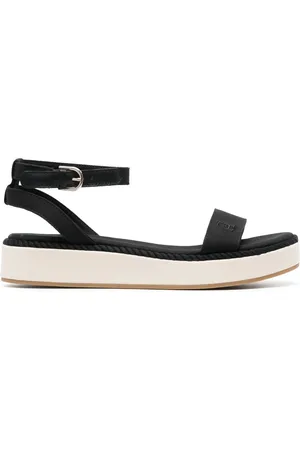 Tommy Hilfiger Embroidered-logo platform sandals