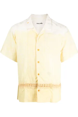 Story Crochet-knit short-sleeved shirt