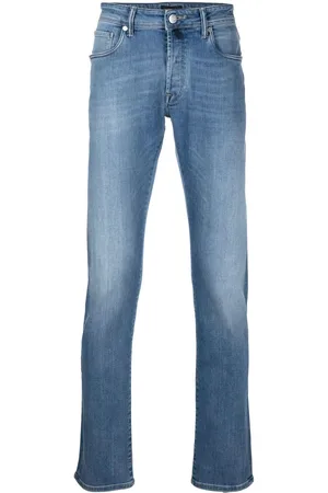 Incotex Stonewashed straight-leg jeans