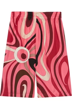 Puccini Ženy Bermudy - Abstract-print Bermuda shorts