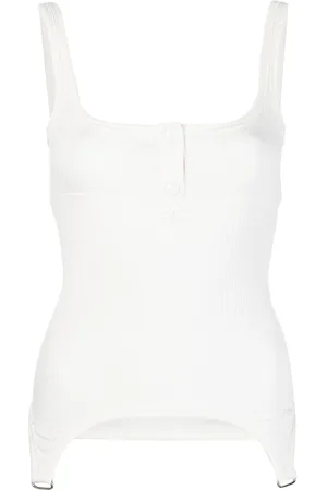 Courrèges Sleeveless ribbed top