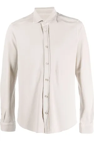 Circolo Sabbia slim-cut poplin shirt