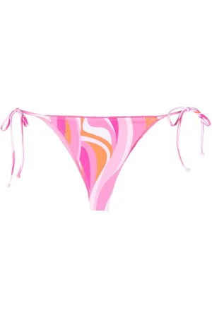 MC2 SAINT BARTH Abstract-print bikini bottoms