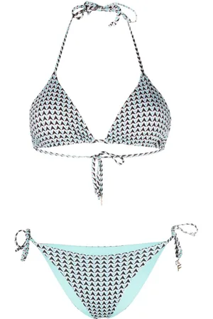 FISICO Geometric-print bikini set