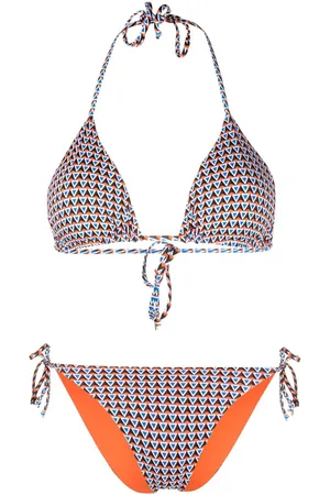 FISICO Geometric-pattern triangle-cup bikini