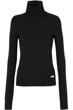 Balmain Logo-plaque wool jumper