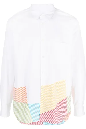 Comme des Garçons Geometric-print cotton shirt