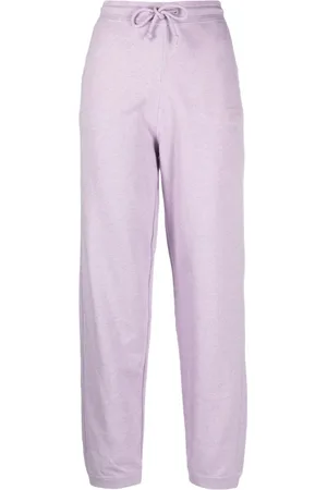 Ganni Tapered organic cotton track pants