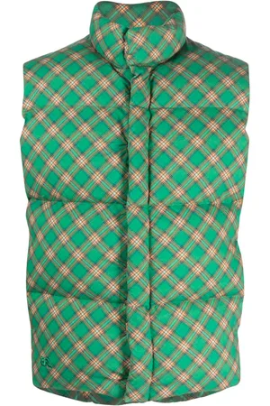 ERL Checked quilted down gilet