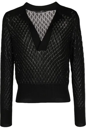 SAPIO V-neck knitted jumper