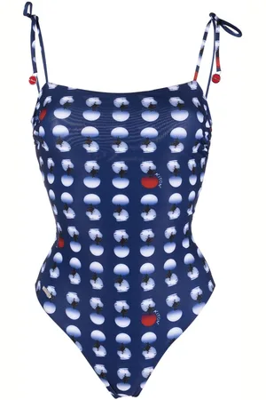 Kiton Polka-dot print swimsuit