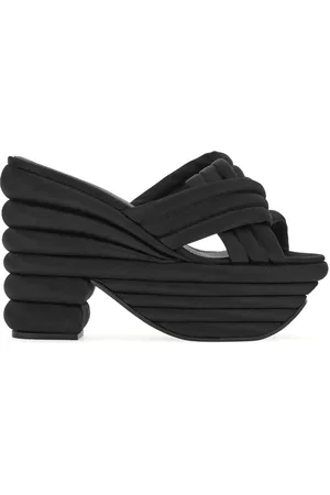 Salvatore Ferragamo Padded-design platform sandals