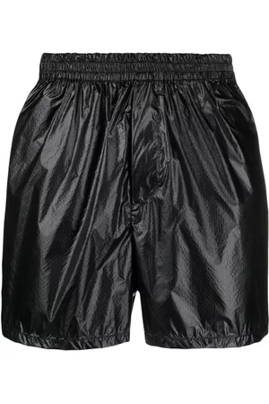 SAPIO Bermudy - High-shine elastic-waistband shorts