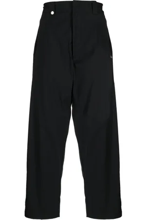 Izzue Logo-plaque straight-leg trousers