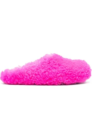 Marni Fussbet Sabot calf-hair slippers