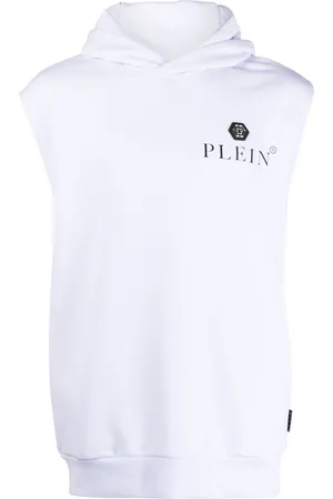 Philipp Plein Logo-print sleeveless hoodie