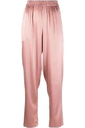 GIANLUCA CAPANNOLO Mila cropped satin trousers