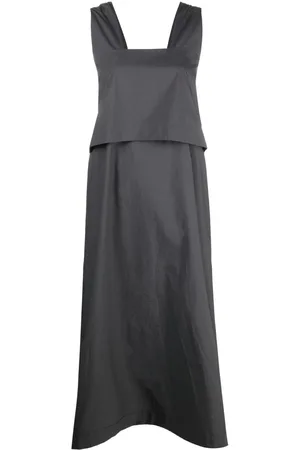 TOOGOOD Layered-detail draped cotton dress