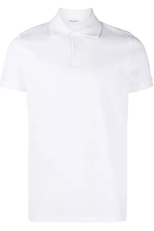 Saint Laurent Muži S límečkem - Cotton polo shirt