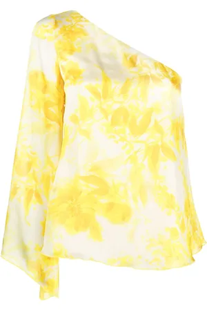 Liu Jo One-sleeve floral-print blouse