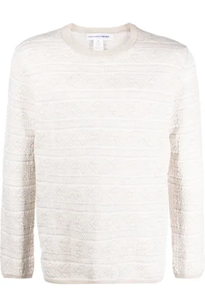 Comme des Garçons Textured-knit wool jumper