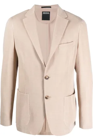 Ermenegildo Zegna Single-breasted cotton jacket