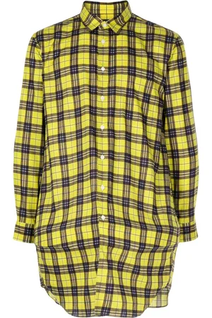 Comme des Garçons Checked long-sleeve cotton shirt
