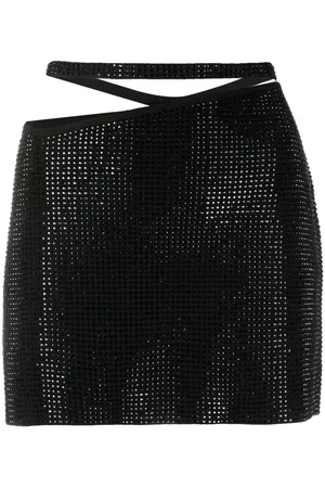 ANDREADAMO Rhinestone-embellished miniskirt