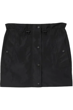 Burberry High-waisted button-up skirt