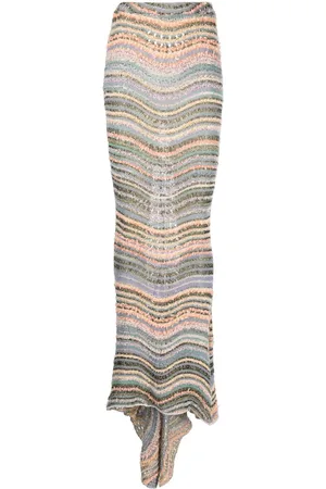 Vitelli Swirl-print maxi skirt