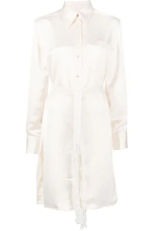 WALES BONNER Long-sleeve shirt dress