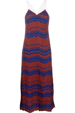WALES BONNER Fully-pleated knitted dress