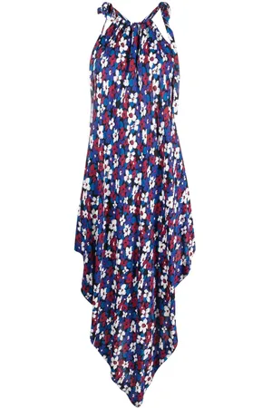 Colville Triad floral-print longline sleeveless top