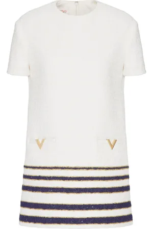 VALENTINO GARAVANI Mariniere tweed minidress