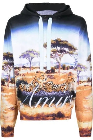 AMIRI Graphic-print cotton hoodie