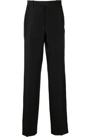OFF-WHITE Straight-leg wool-blend tailored trousers