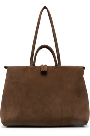MARSÈLL 4 In Orizzontale suede shoulder bag